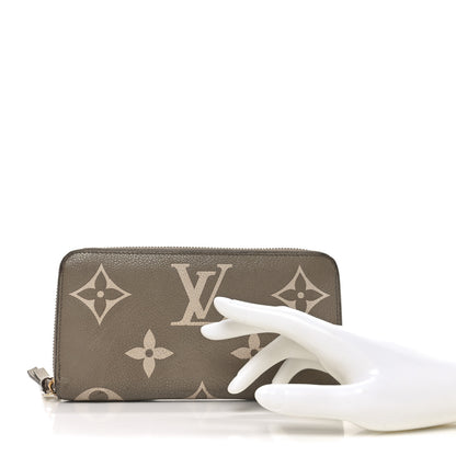 Louis Vuitton Empreinte Monogram Giant Zippy Wallet Tourterelle Creme 2 of 9