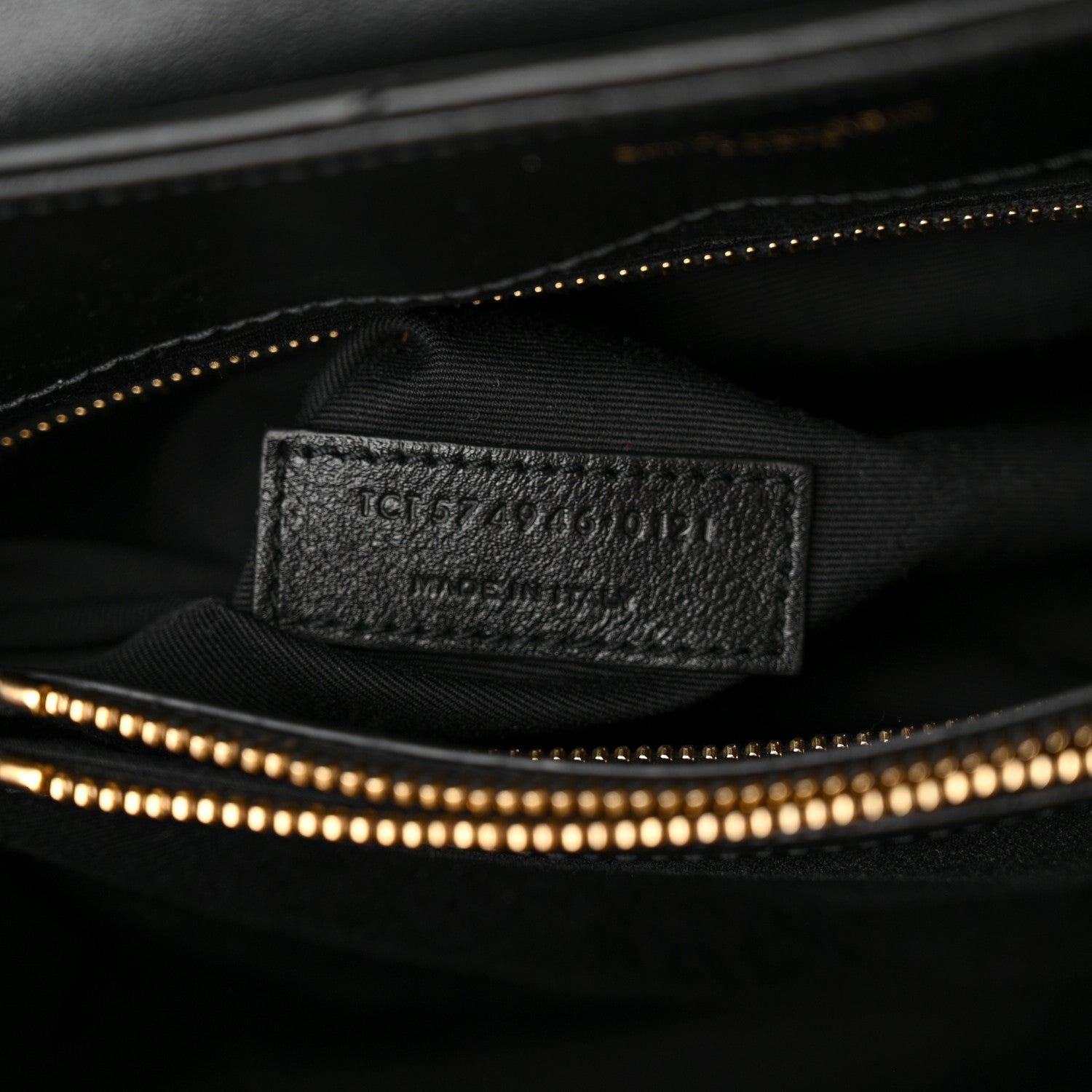 Saint Laurent Calfskin Y Quilted Monogram Medium Loulou Chain Satchel Black 6 of 15