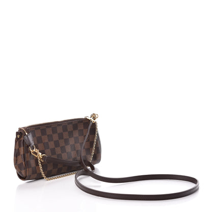Louis Vuitton Damier Ebene Eva Clutch 3 of 13