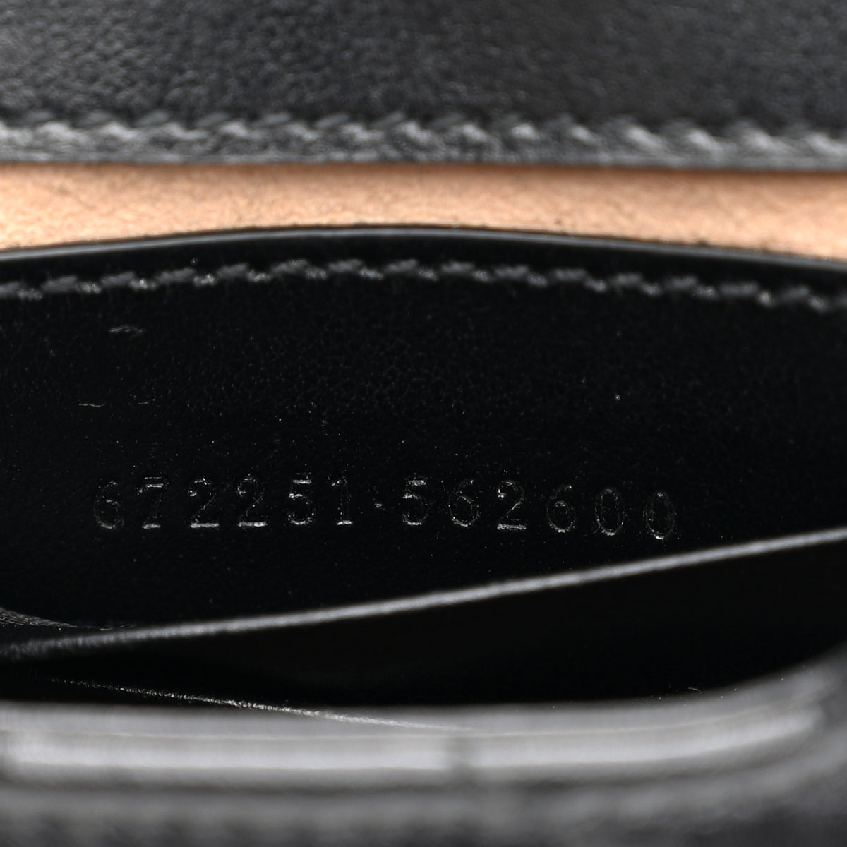 Calfskin Small GG Marmont Phone Crossbody Bag Black