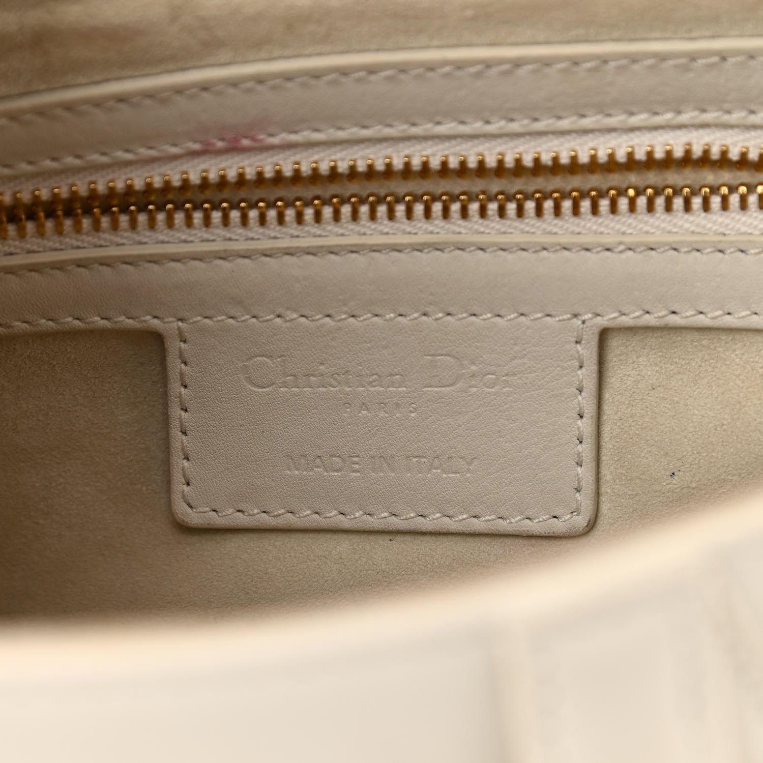Christian Dior Ultra Matte Calfskin Mini Saddle Bag White 5 of 11