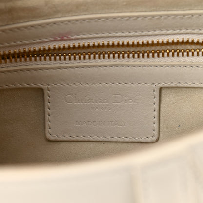 Christian Dior Ultra Matte Calfskin Mini Saddle Bag White 5 of 11