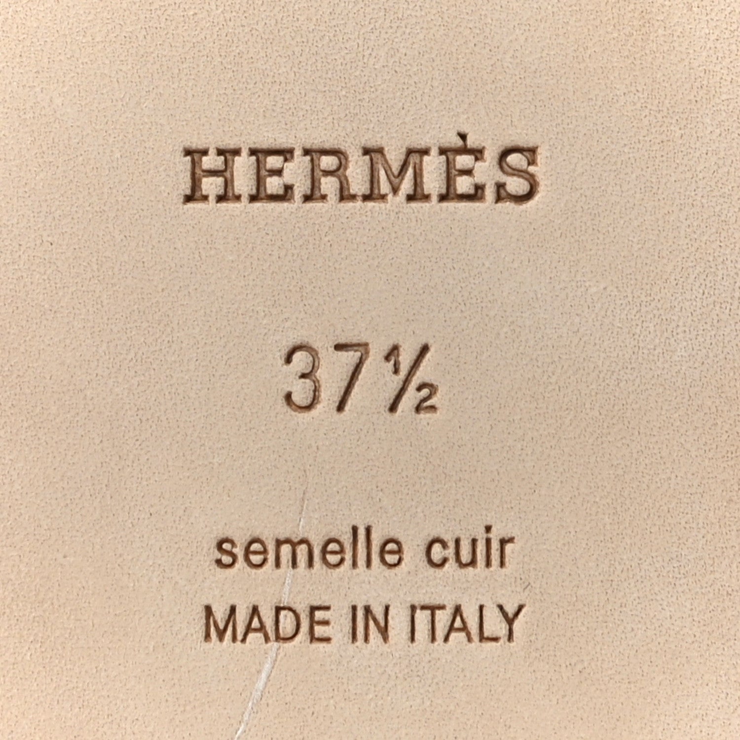 Hermes Ostrich Oran Sandals 37.5 Rouge Blush 9 of 14
