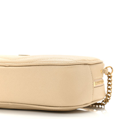 Saint Laurent Grain De Poudre Matelasse Monogram Mini Lou Camera Bag New Powder 9 of 9