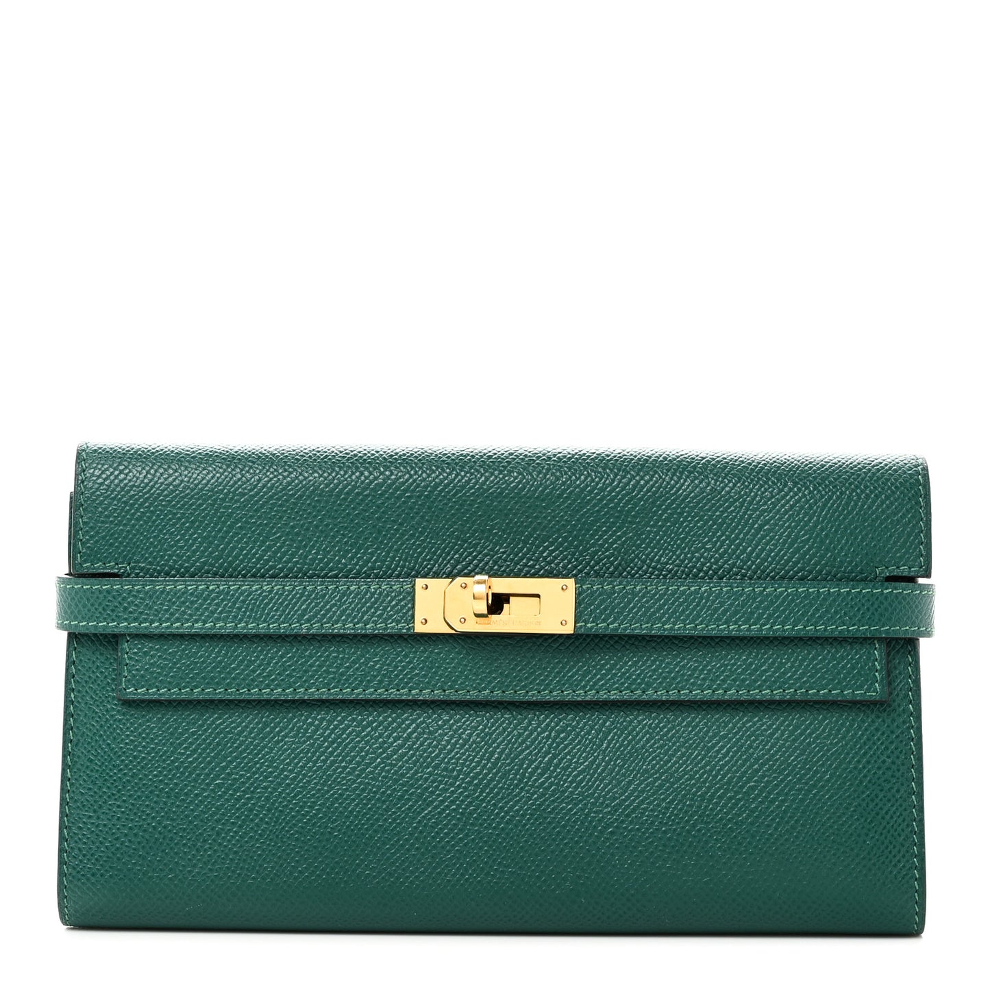 Epsom Kelly Longue Wallet Malachite
