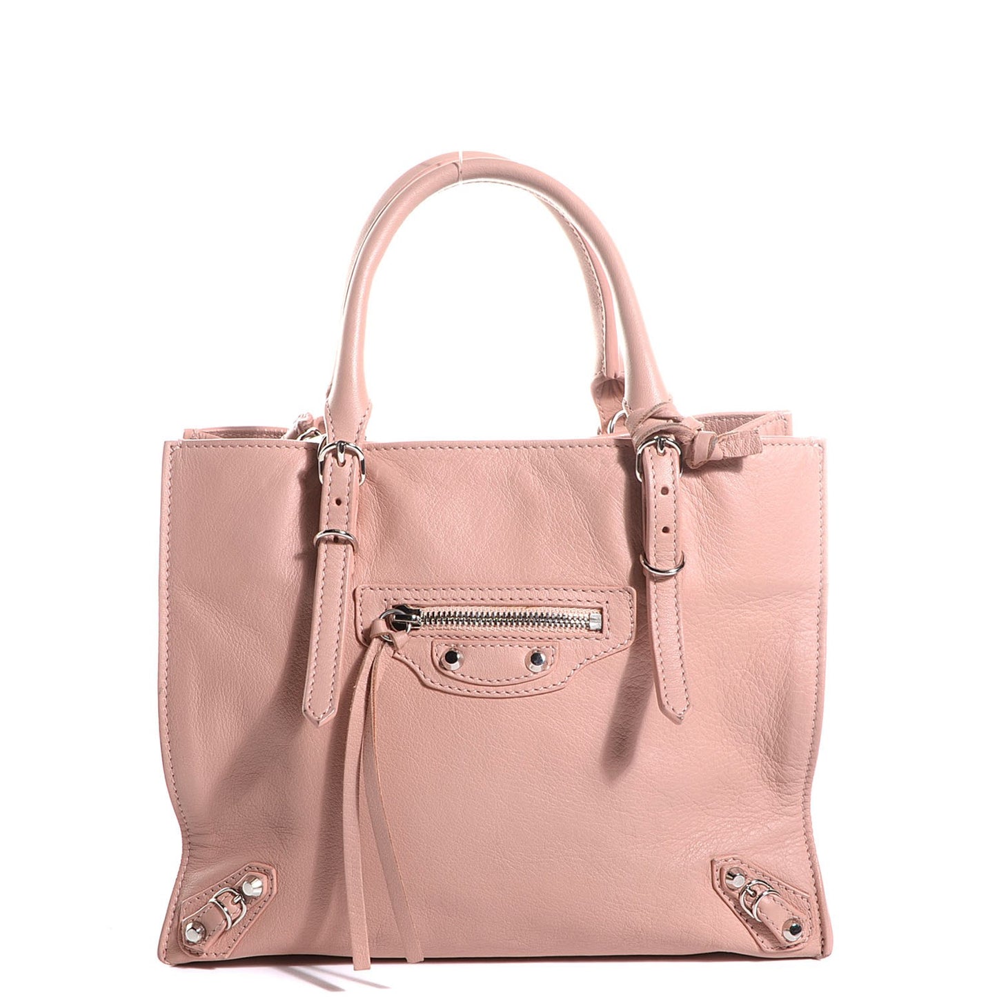 Calfskin Papier Mini A4 Tote Rose Aubepine