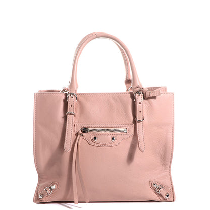 Balenciaga Calfskin Papier Mini A4 Tote Rose Aubepine 1 of 10