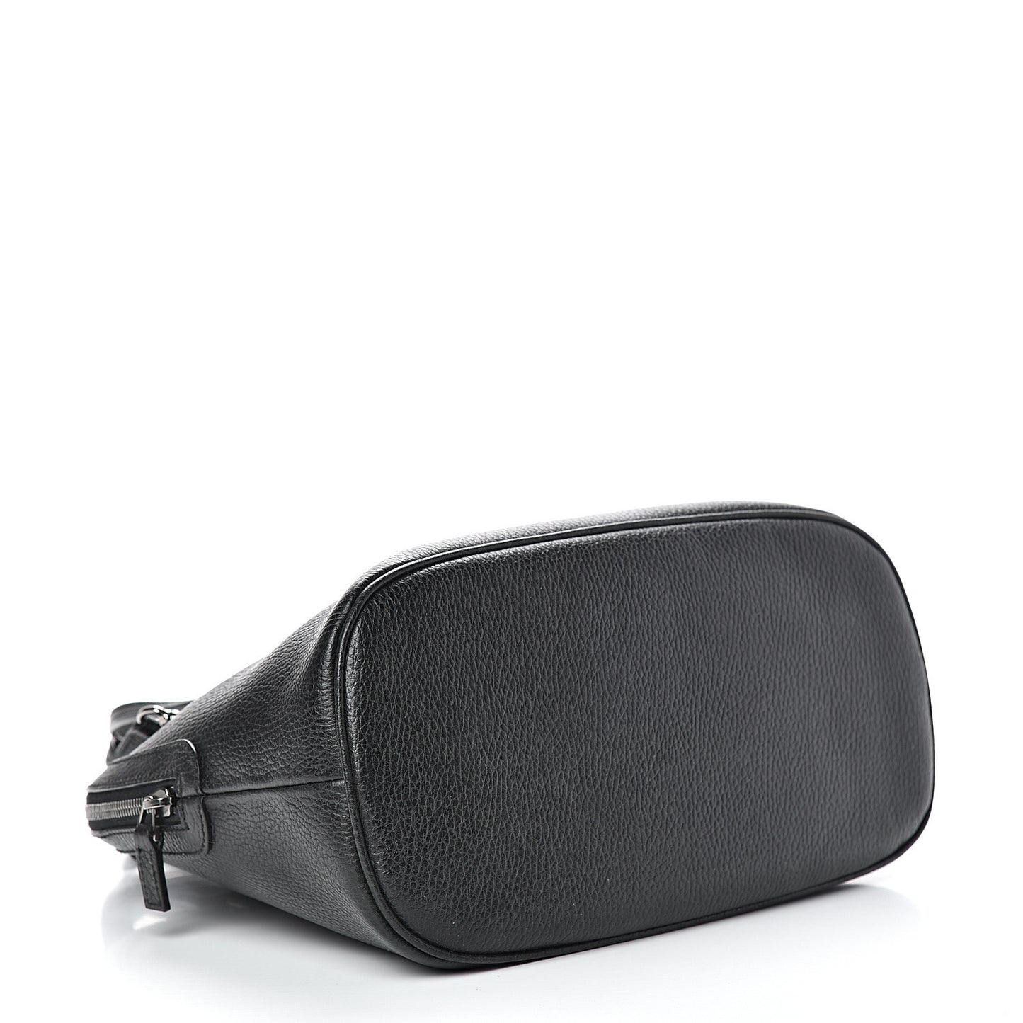 Calfskin Medium Dome Bag Black