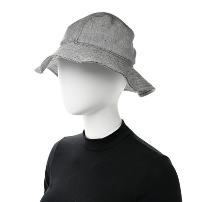 Hermes Linen Cotton Colette Bucket Hat 58 Black 2 of 9