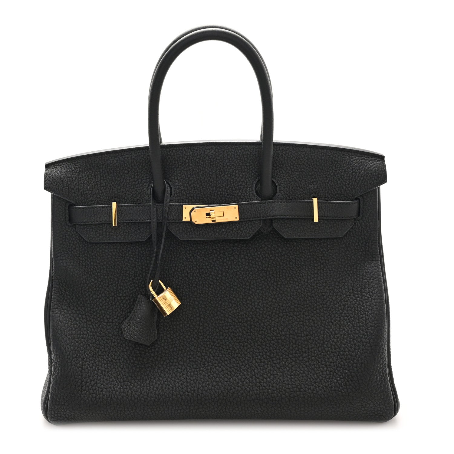 Hermes Taurillon Clemence Birkin 35 Black 1 of 11