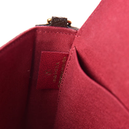 Louis Vuitton Monogram Pochette Felicie Chain Wallet Fuchsia 9 of 11