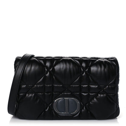 Christian Dior Calfskin Macrocannage Mini Caro Bag Black 1 of 9