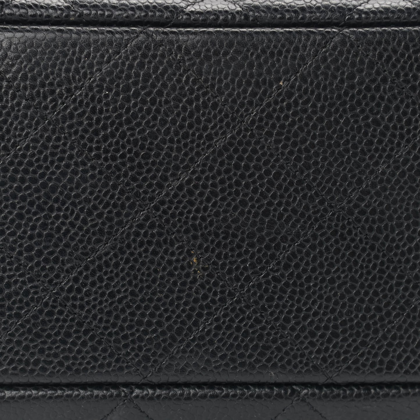 Caviar Quilted Jumbo Single Flap Black
