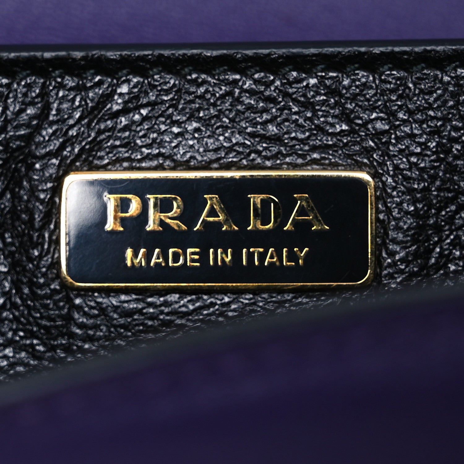 Prada City Calfskin Saffiano Cahier Bag Viola Black 8 of 17