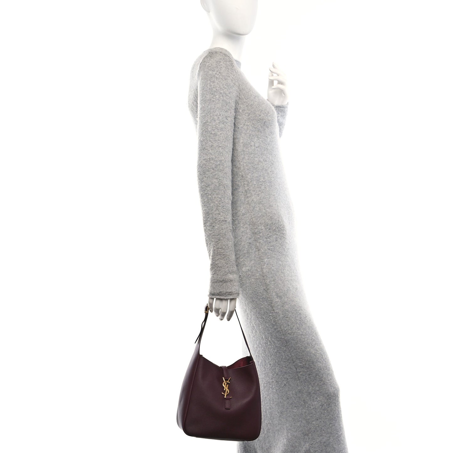 Smooth Calfskin Small Le 5 A 7 Soft Hobo Rouge Legion