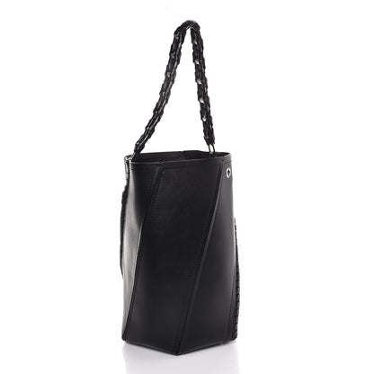 Proenza Schouler Smooth Calfskin Medium Hex Bucket Bag Black 4 of 8