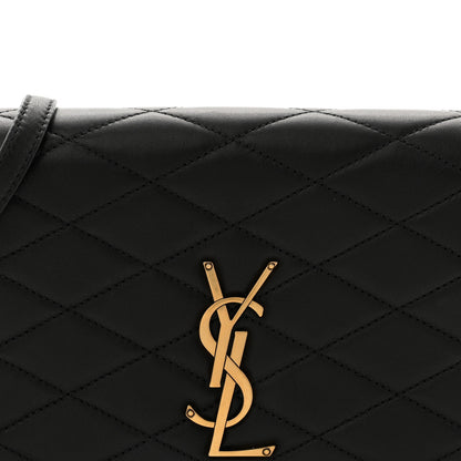 Saint Laurent Lambskin Quilted Monogram Kate 99 Black 8 of 10