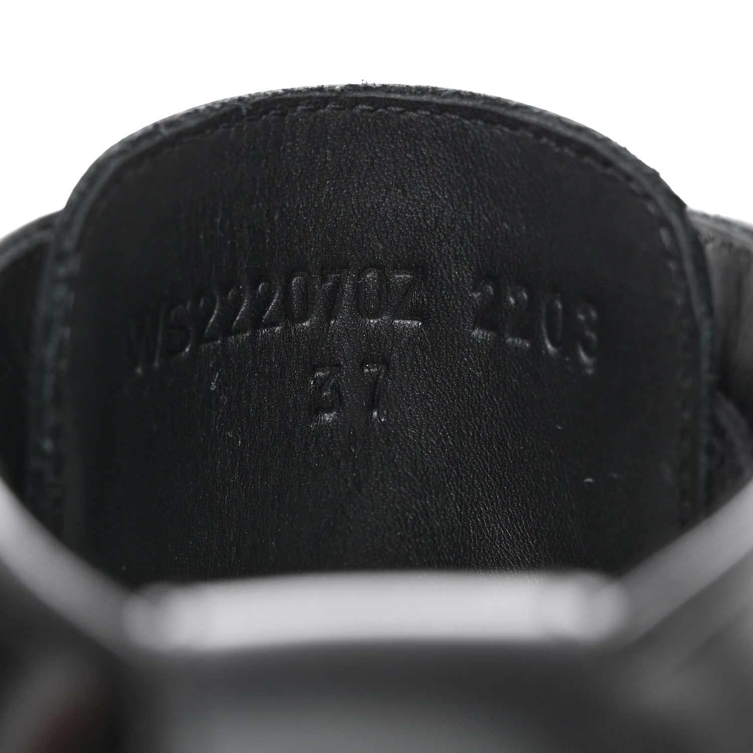 Hermes Glossed Calfskin Funk Ankle Boots 37 Black 7 of 9