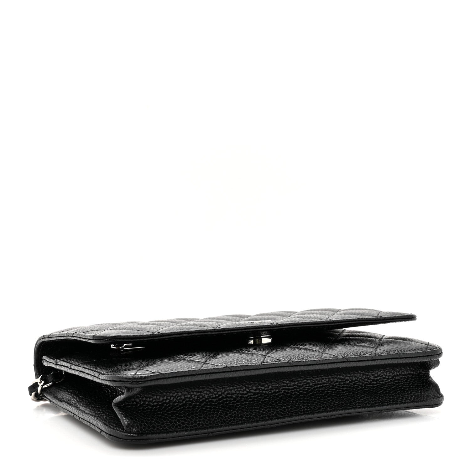Chanel Caviar Quilted Wallet On Chain WOC Black 4 of 12