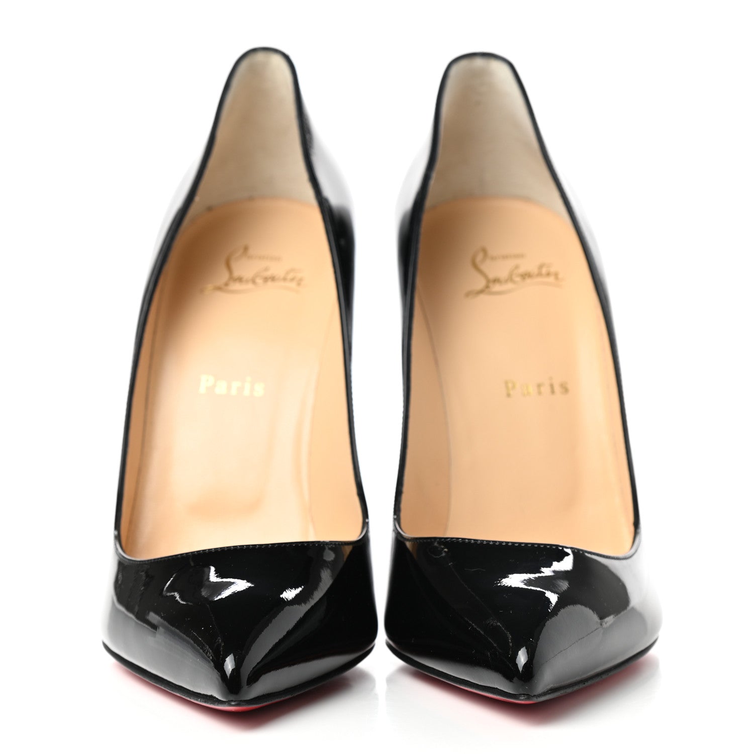 Christian Louboutin Patent Pigalle Follies 100 Pumps 40 Black 2 of 8