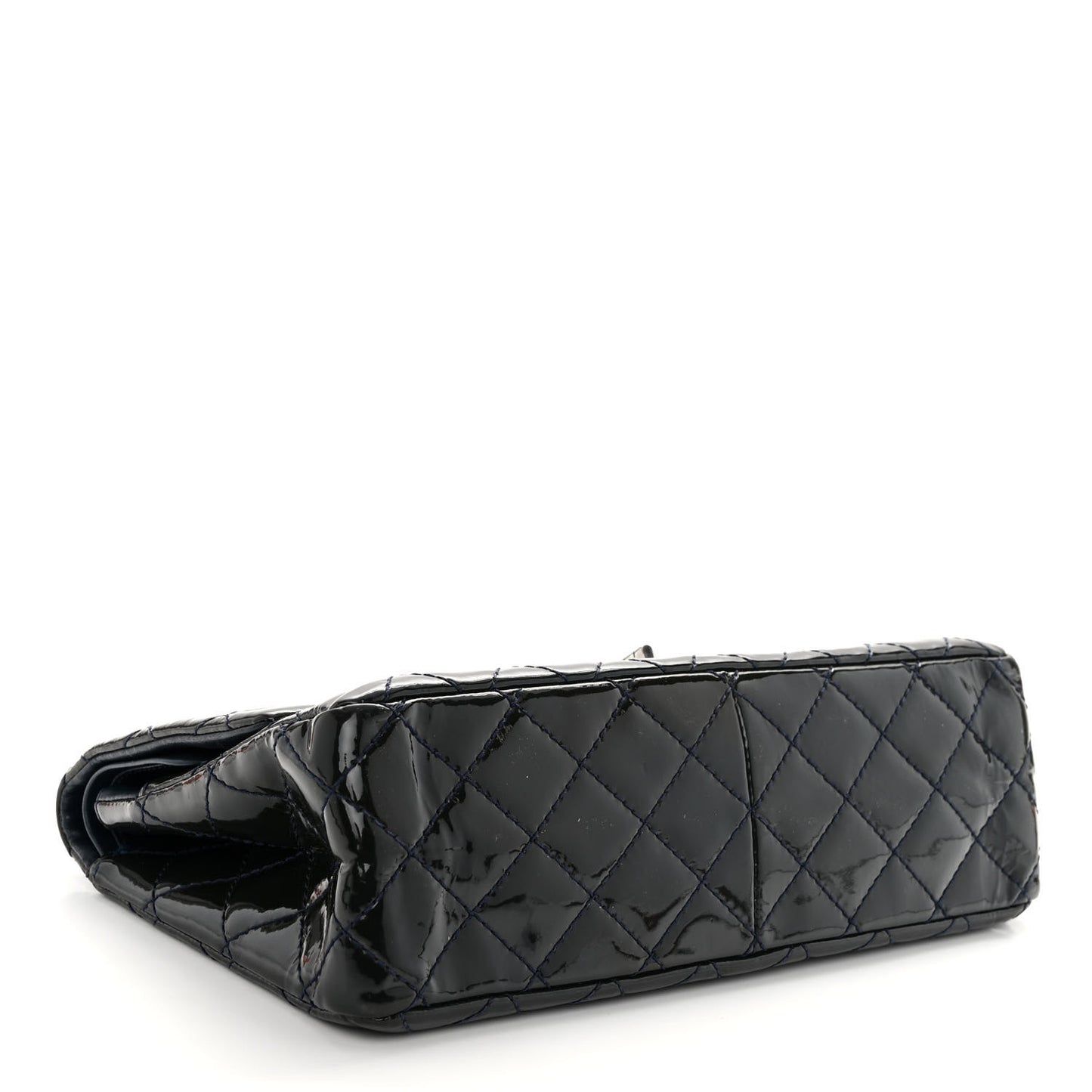 Patent Quilted 2.55 Reissue 226 Flap Navy