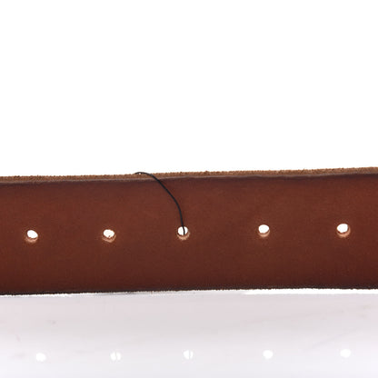 Gucci Calfskin Brass Feline Buckle Belt 90 36 Toscano 3 of 5