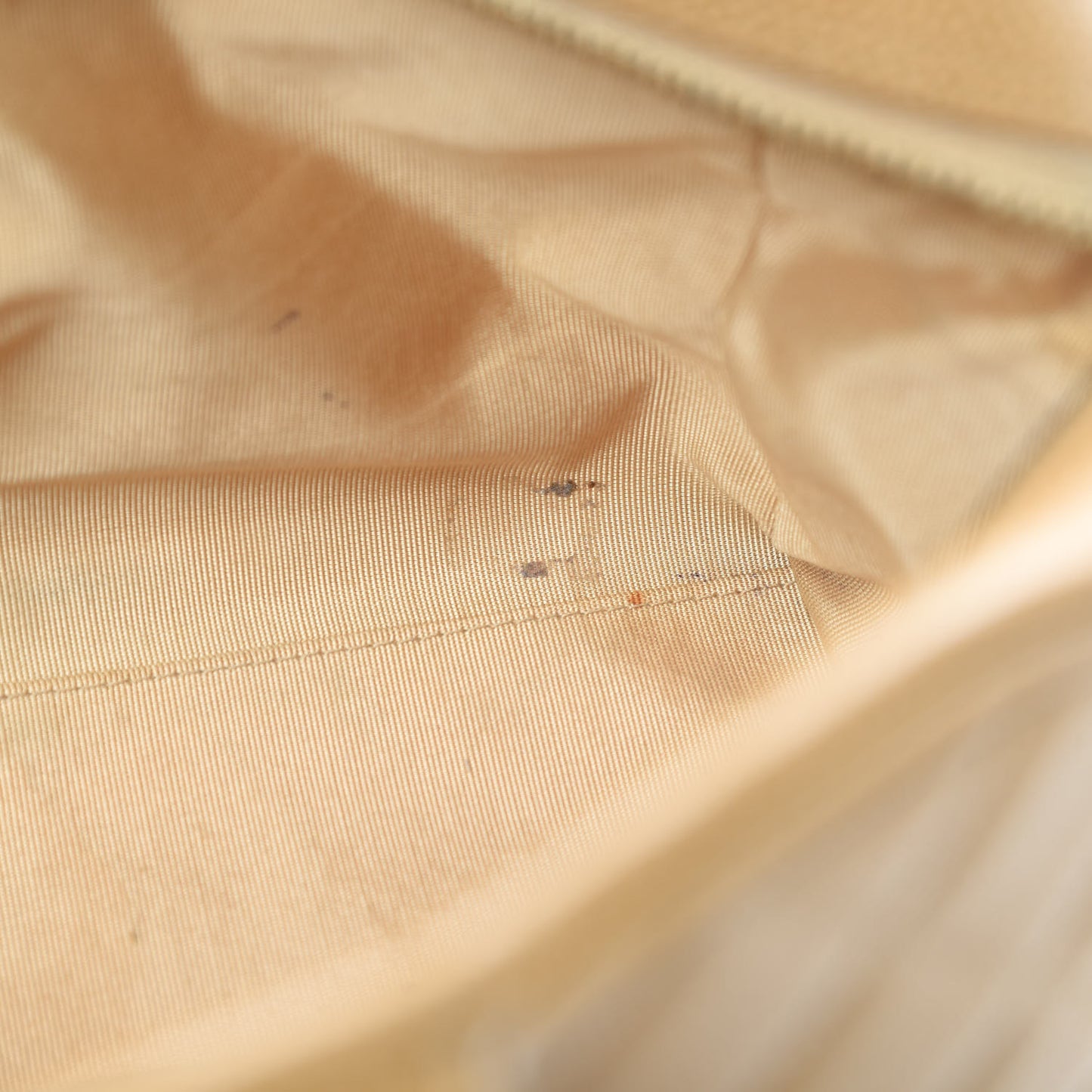 Caviar Quilted Large Bowler Bag Beige