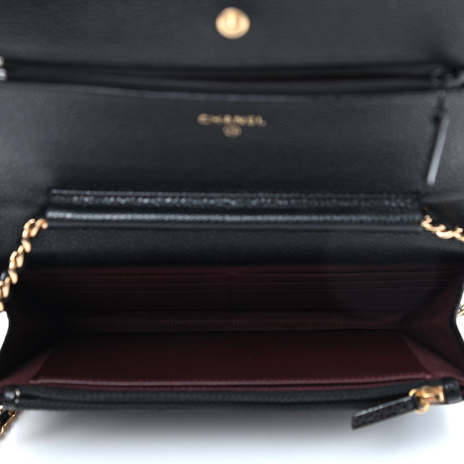 Chanel Caviar Quilted Wallet On Chain WOC Black 4 of 4