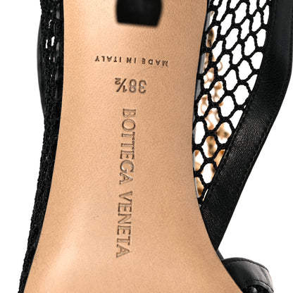 Bottega Veneta Mesh Nappa Chunky Chain Sandals 38.5 Black 6 of 8