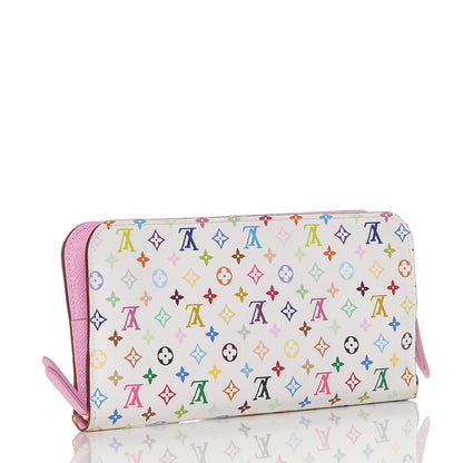 Louis Vuitton Monogram Multicolor Insolite Wallet White Litchi 3 of 7