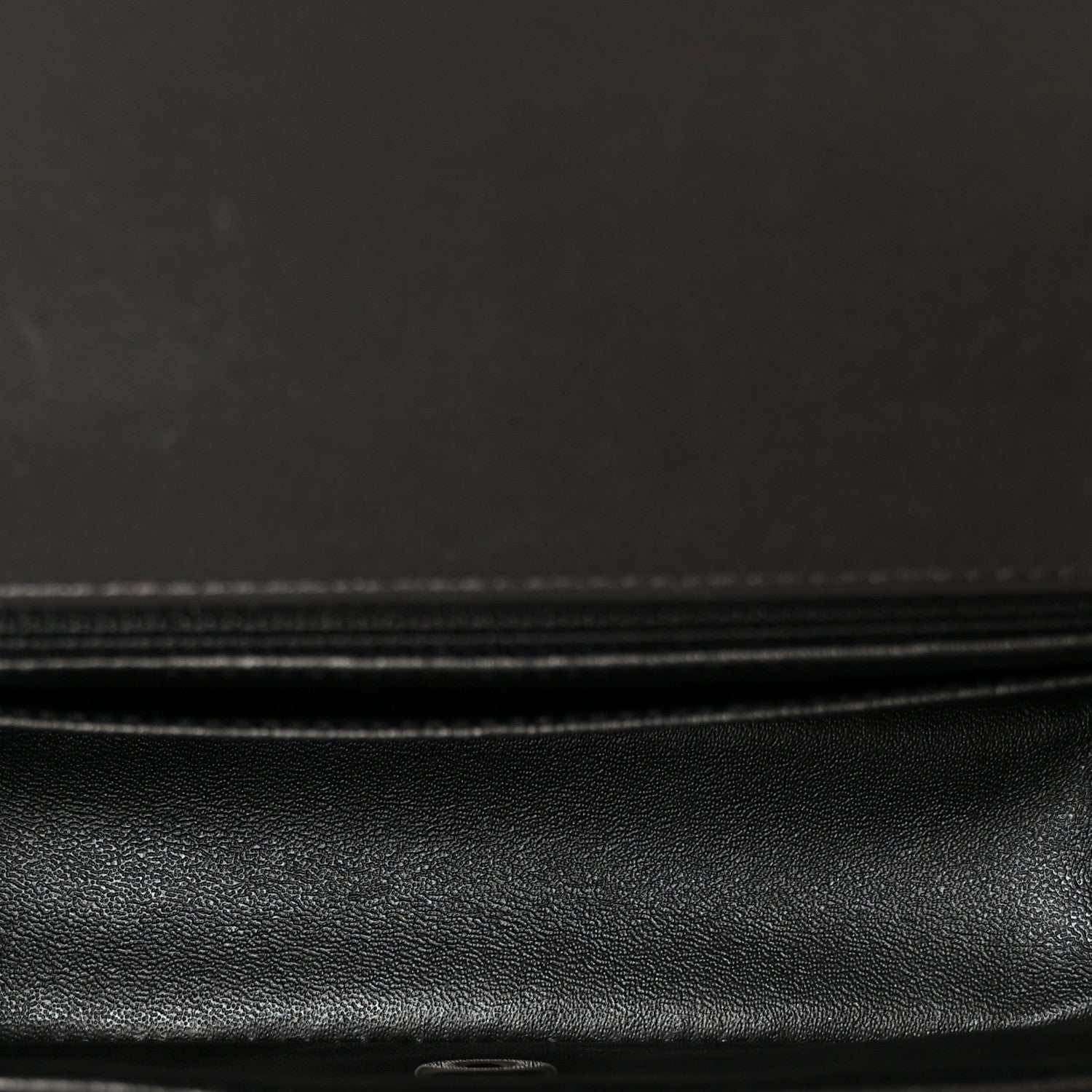 Chanel Lambskin Chevron Quilted Mini Rectangular Flap Black 5 of 12