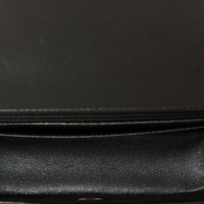 Chanel Lambskin Chevron Quilted Mini Rectangular Flap Black 5 of 12