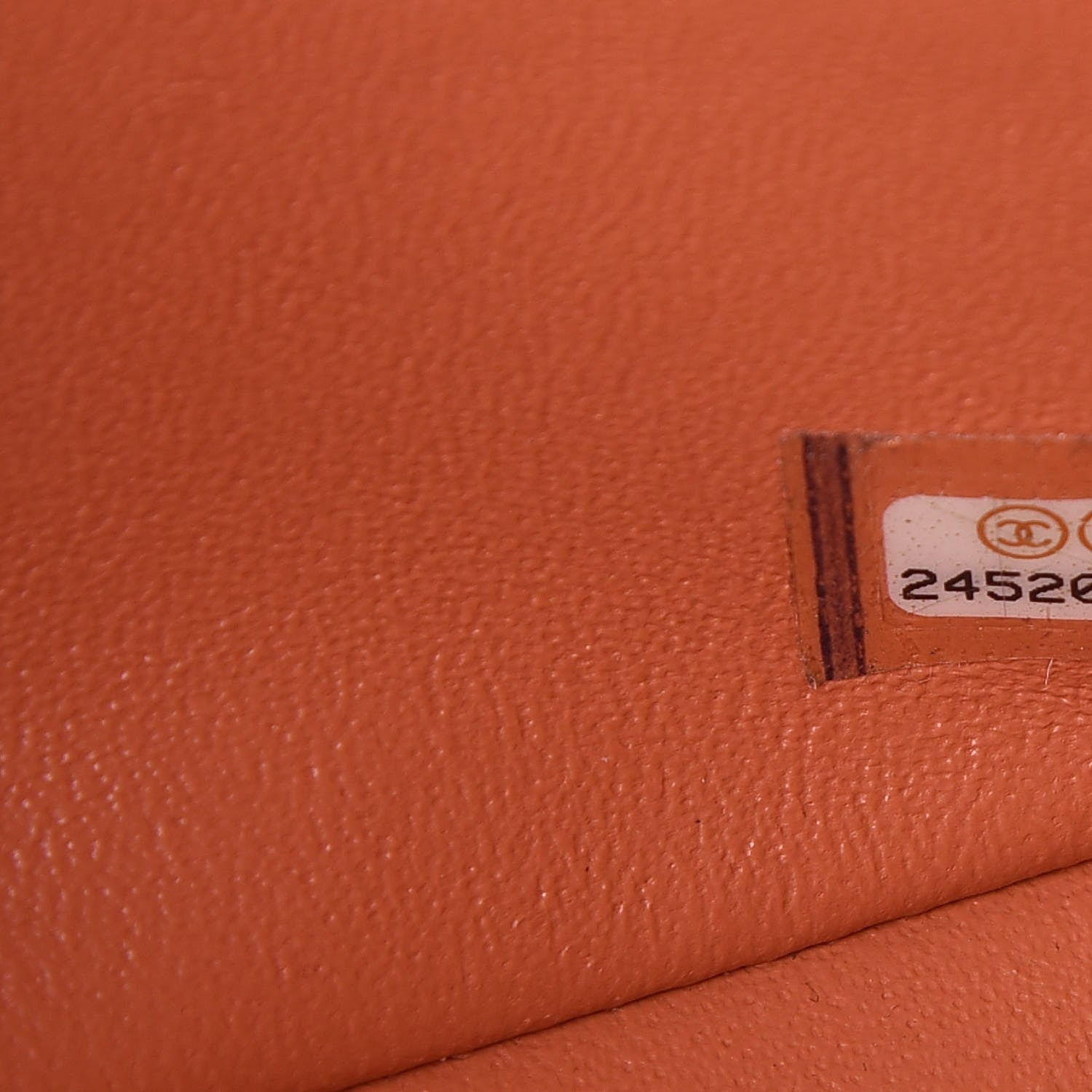 Chanel Lambskin Quilted Mini Rectangular Flap Orange 7 of 9