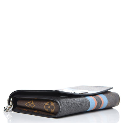 Louis Vuitton Monogram Stripe Twist Chain Wallet 4 of 10