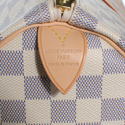 Louis Vuitton Damier Azur Keepall 50 5 of 7