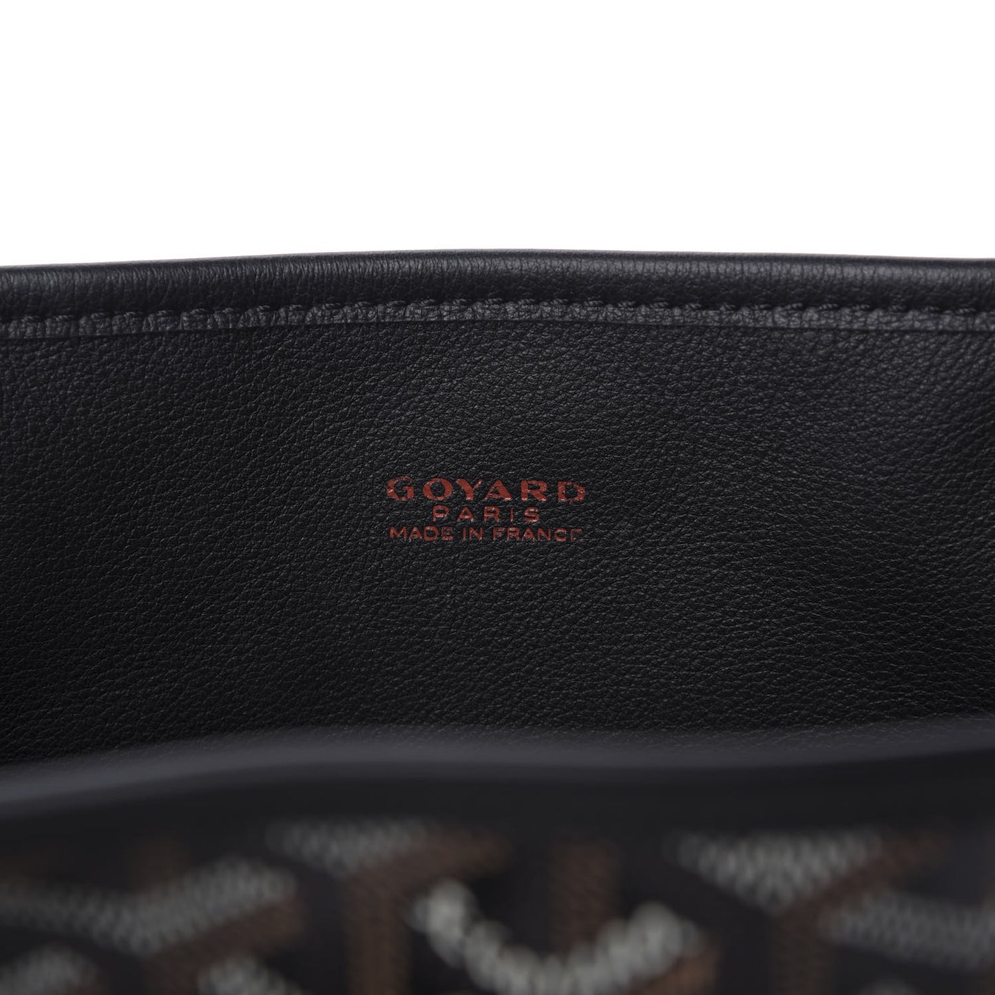 Goyardine Reversible Mini Anjou Black