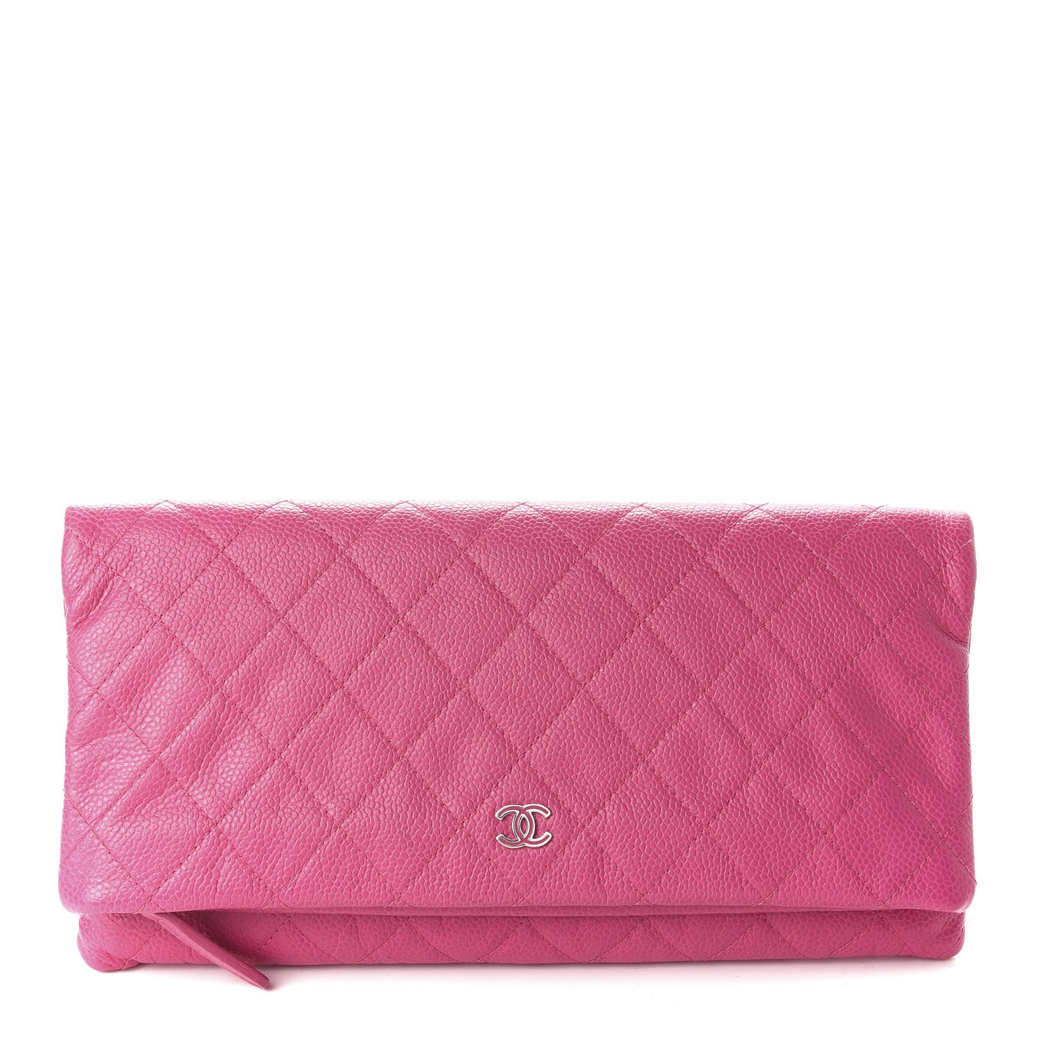 Chanel Caviar Quilted CC Beauty Clutch Pink 1 of 9