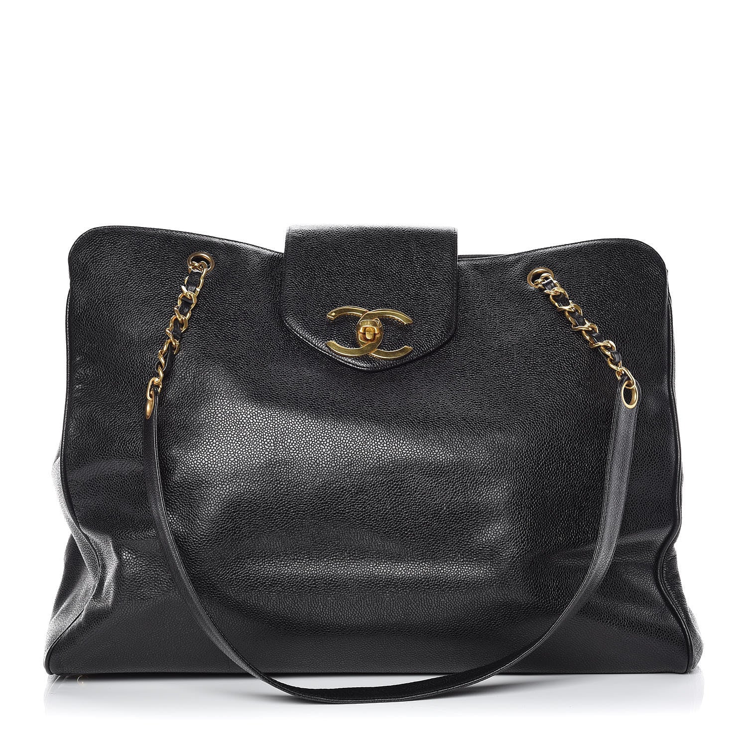 Chanel Caviar XL Weekender Bag Black 1 of 17