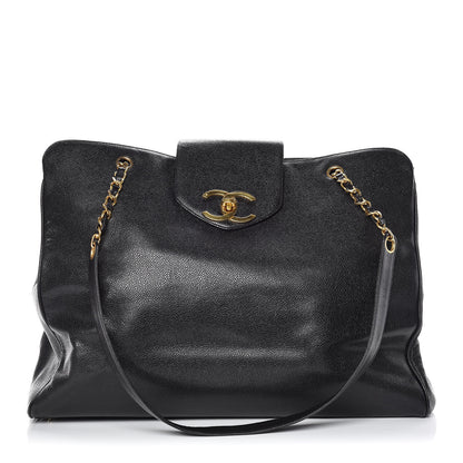 Chanel Caviar XL Weekender Bag Black 1 of 17