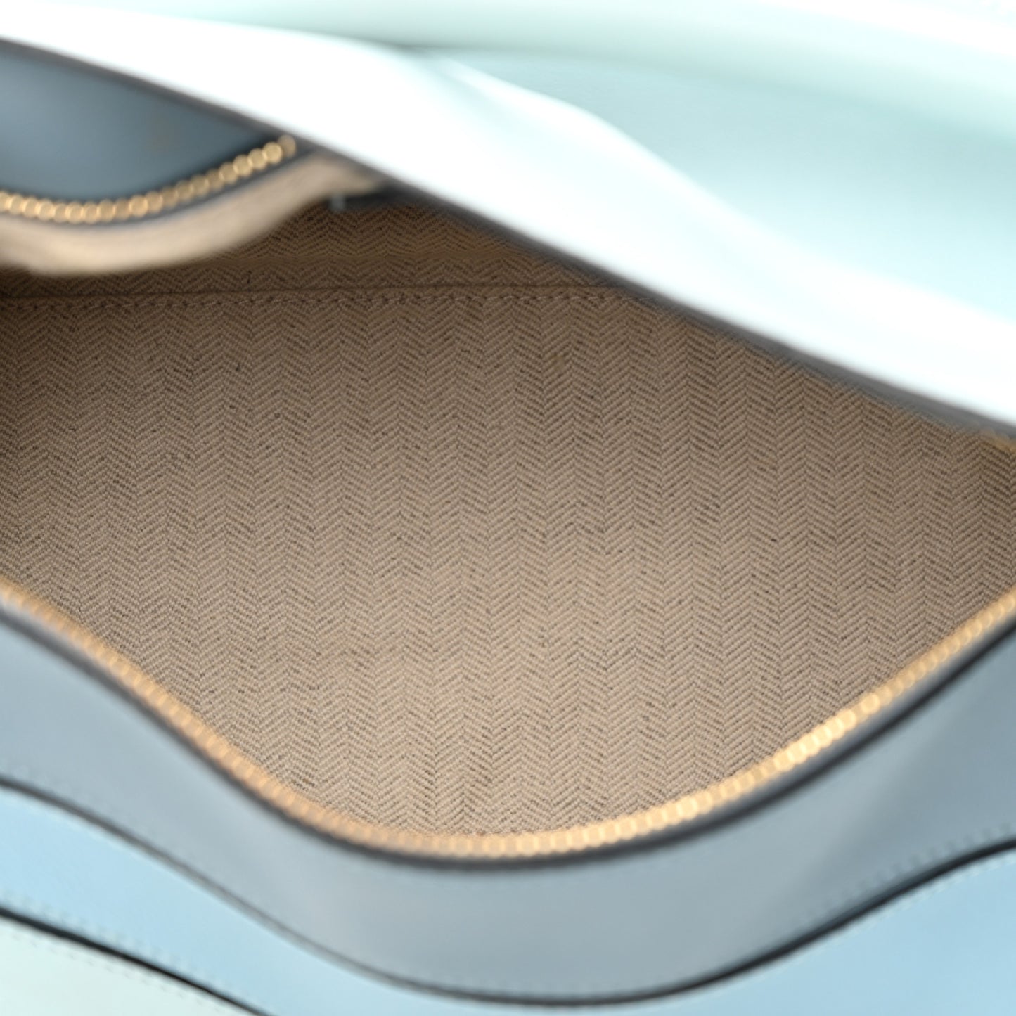 Calfskin Medium Puzzle Bag Aqua
