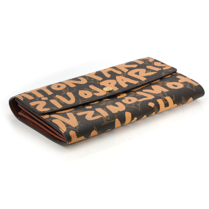 Louis Vuitton Monogram Graffiti Porte-Monnaie Wallet Peach 3 of 6
