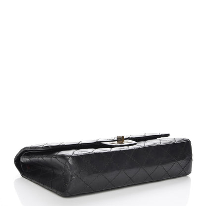 Chanel Aged Calfskin Quilted 2.55 Pearls Reissue 225 Flap Black 4 of 7