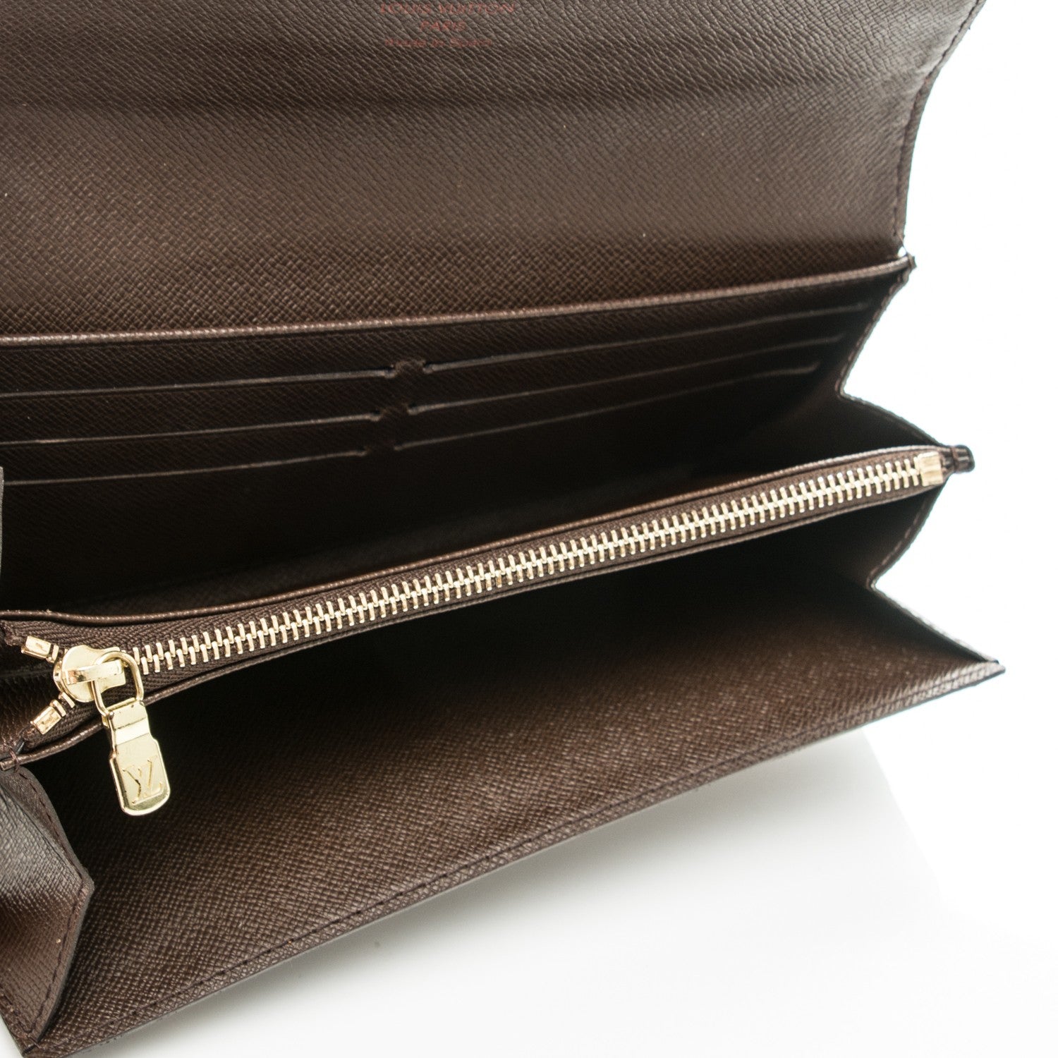 Louis Vuitton Damier Ebene Sarah Wallet 5 of 9
