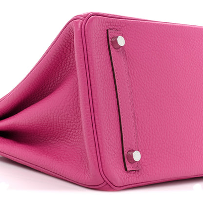 Hermes Taurillon Clemence Birkin 30 Magnolia 8 of 11
