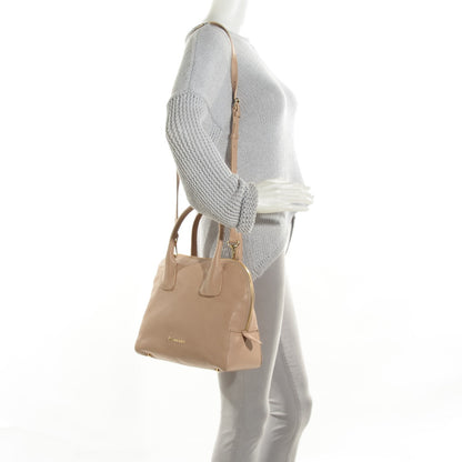 Burberry London Grainy Calfskin Small Greenwood Bowling Bag Light Nude 2 of 7
