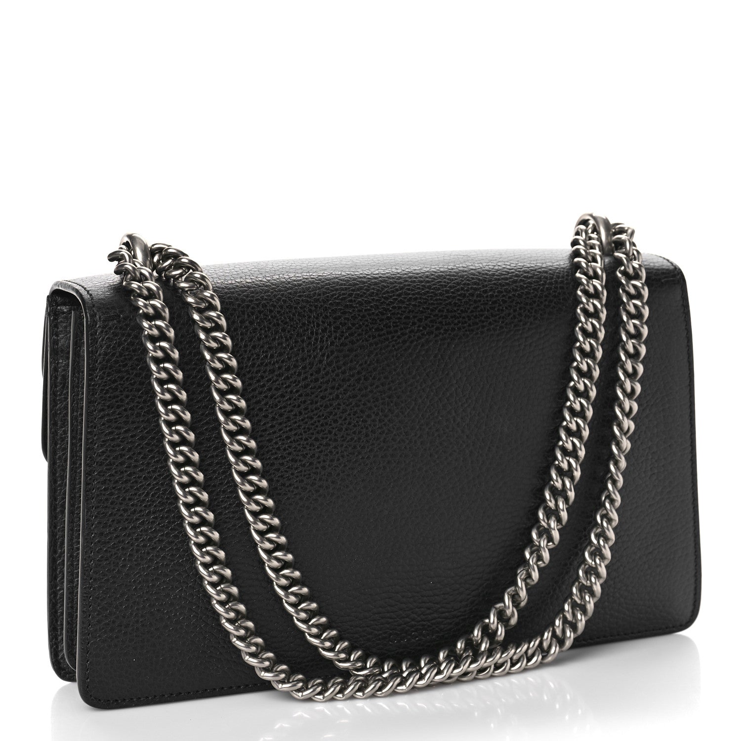 Gucci Pebbled Calfskin Small Dionysus Shoulder Bag Black 3 of 9