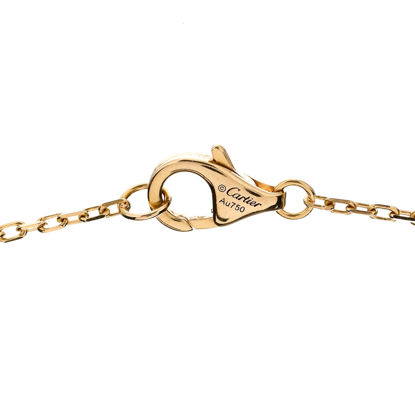 18K Yellow Gold Diamond Juste Un Clou Pendant Necklace
