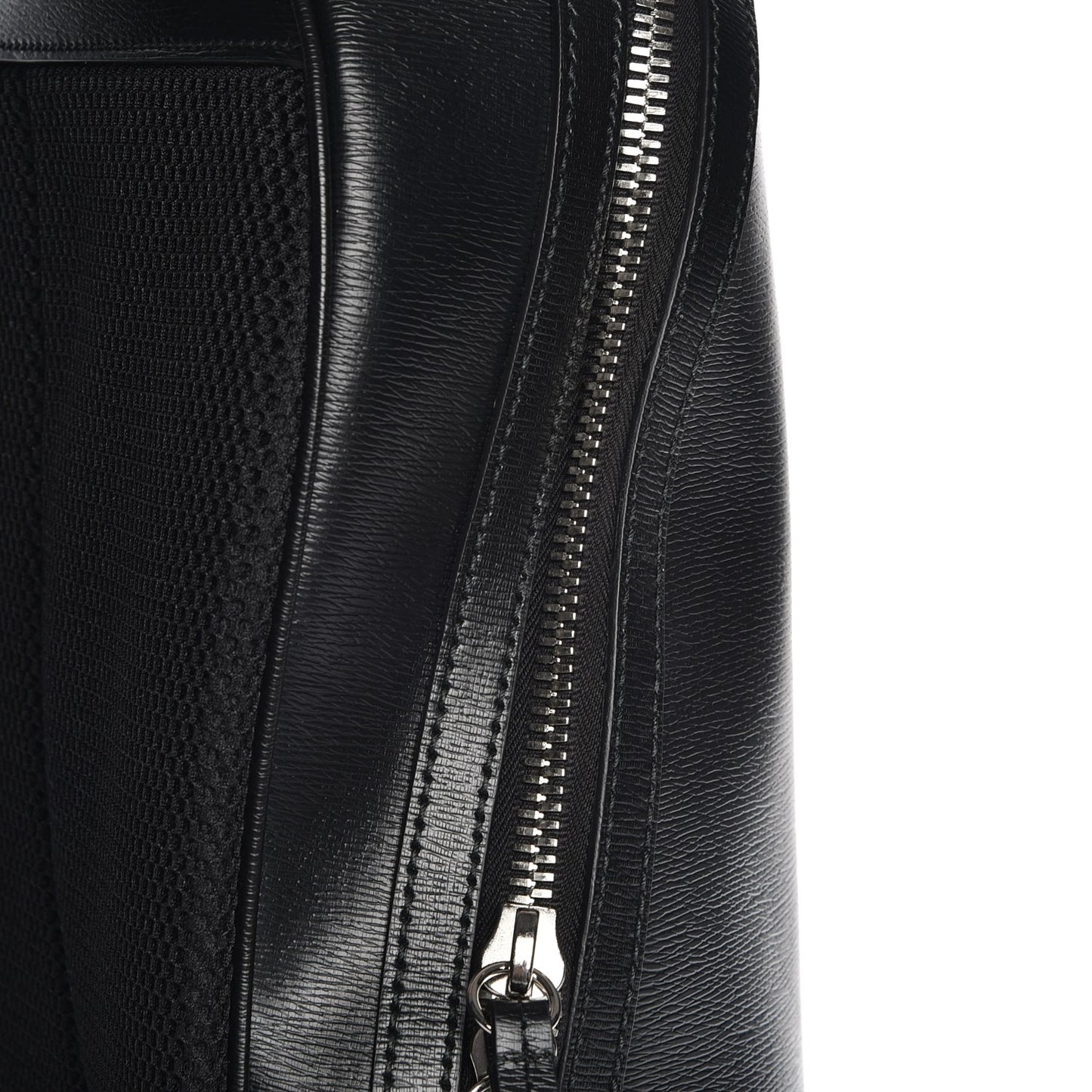 Calfskin Kingsnake Dome Backpack Black