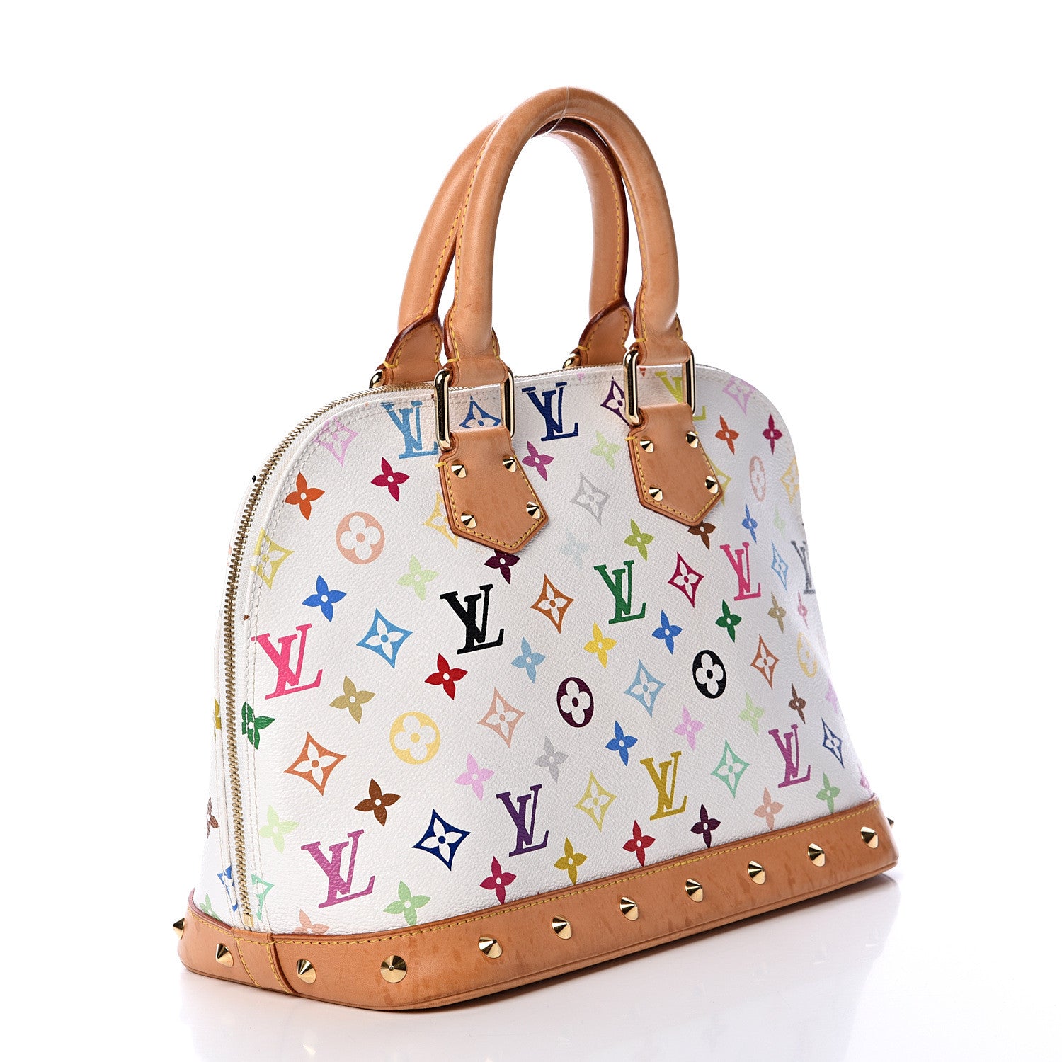 Louis Vuitton Monogram Multicolor Alma White 2 of 16
