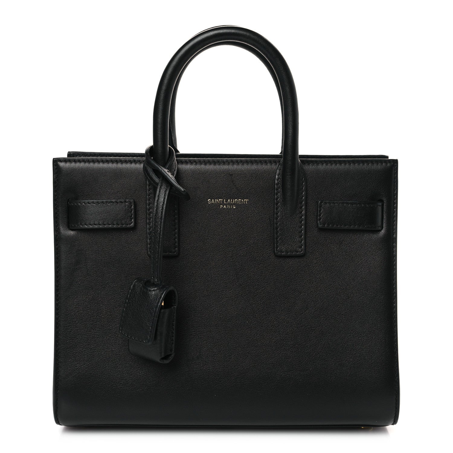 Saint Laurent Calfskin Nano Sac De Jour Black 1 of 8